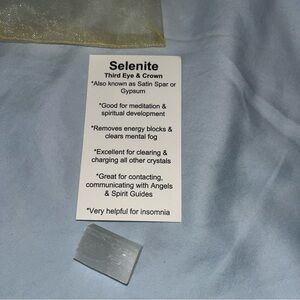 Selenite Crystal for Meditation and Healing